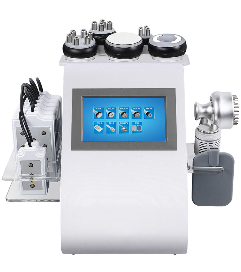 9 In 1 Multifunction Beauty Machine/Lipolaser/Cavitation/ Vacuum/Rf Beauty Slimming Machine