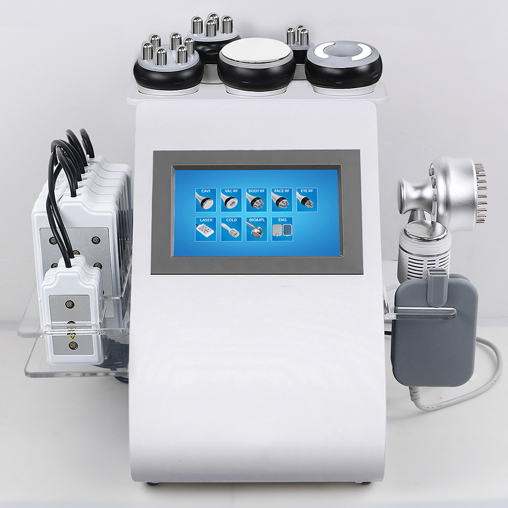 9 In 1 Multifunction Beauty Machine/Lipolaser/Cavitation/ Vacuum/Rf Beauty Slimming Machine