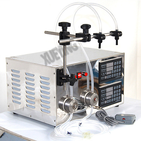 Double Head Magnetic Pump Liquid Filling Machine for Water