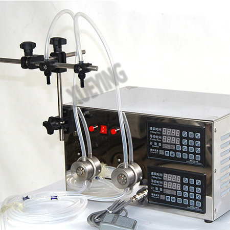 Double Head Magnetic Pump Liquid Filling Machine for Water