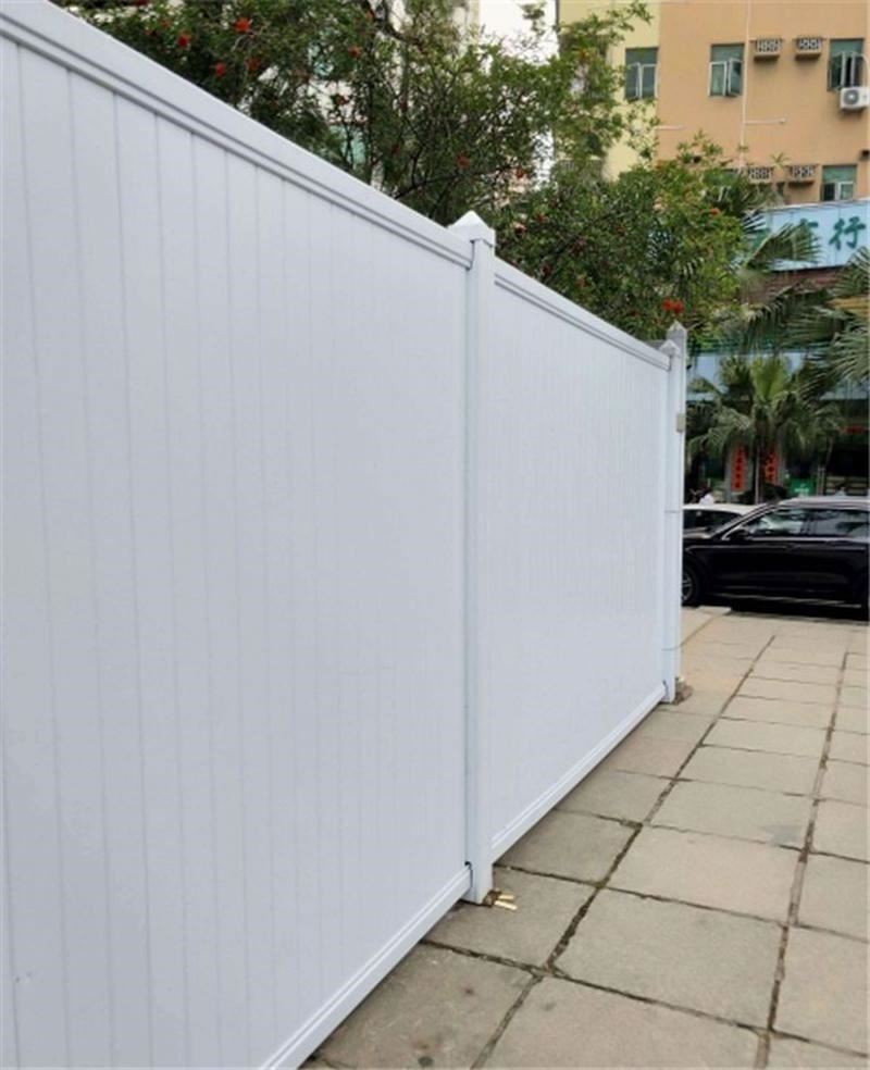 High Quality Attractive Wholesale, White 6 Feet High 6 Feet*2 Wide Full Privacy Vinyl Fences Double Door Gate For Home/