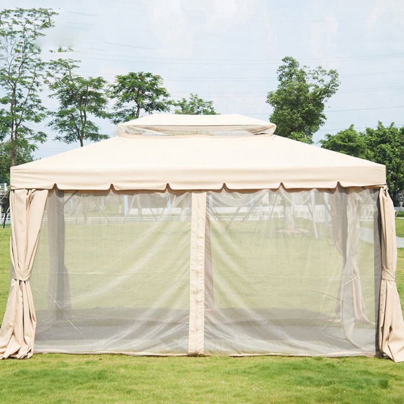 Fabric waterproof curtain netting,Roof Outdoor Garden Party Metal Frame cheap Aluminium Gazebos patio sunshade tents/