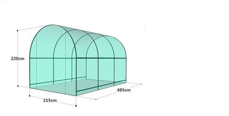 China Pc 195X257X223Cm Custom, Support Odm Oem New Style Plastic Eco Friendly Green House Garden Greenhouse/