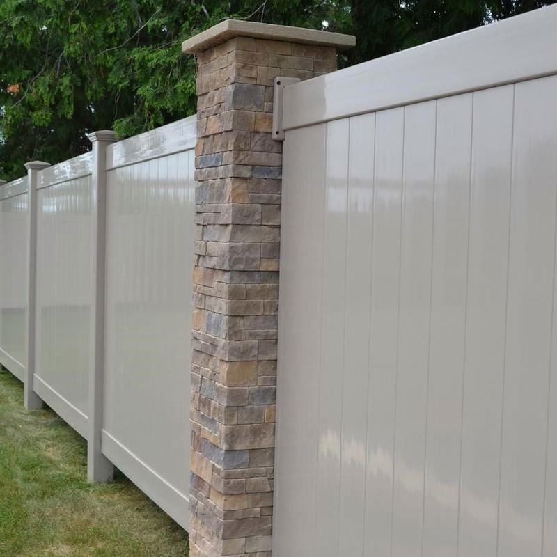 High Quality Attractive Wholesale, White 6 Feet High 6 Feet*2 Wide Full Privacy Vinyl Fences Double Door Gate For Home/