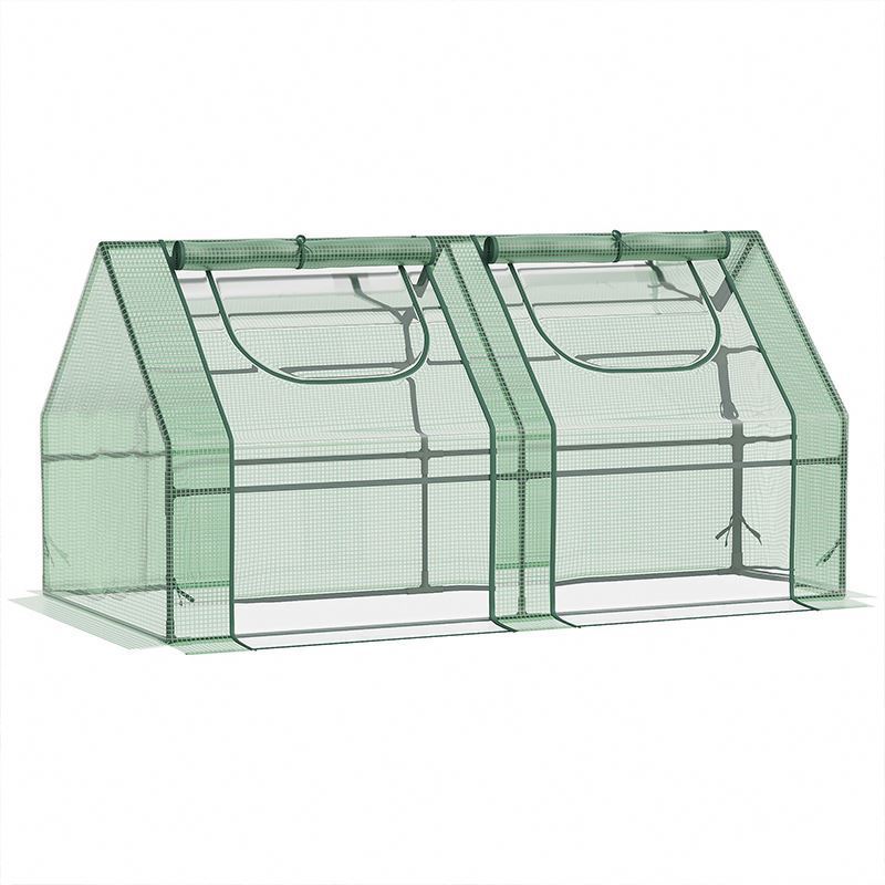 Used For Flower Vegetable, Hot Sale Low Cost Outdoor Independent Space Portable Mini Small Size Garden Greenhouses/