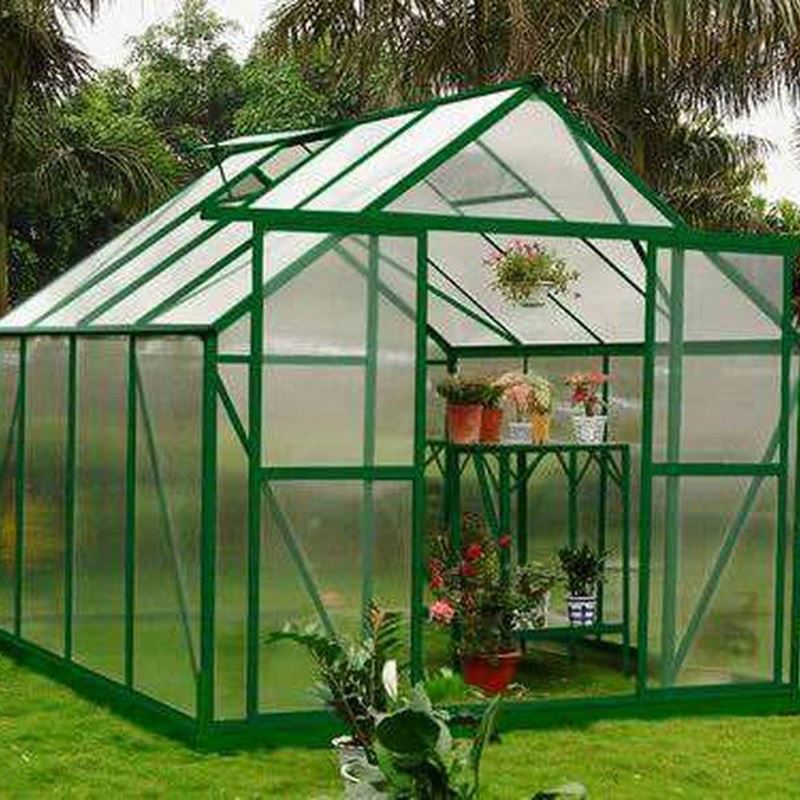 4 Season 10X10 10X20, Strong Aluminum Frame With Eco Friendly Plastic Materials Covering Home Garden Greenhouse/