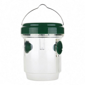 For Outdoors Reusable Solar, Powered Insect Effective Waterproof Hanging Bee Catcher Killer With  Led Light Wasp Trap/