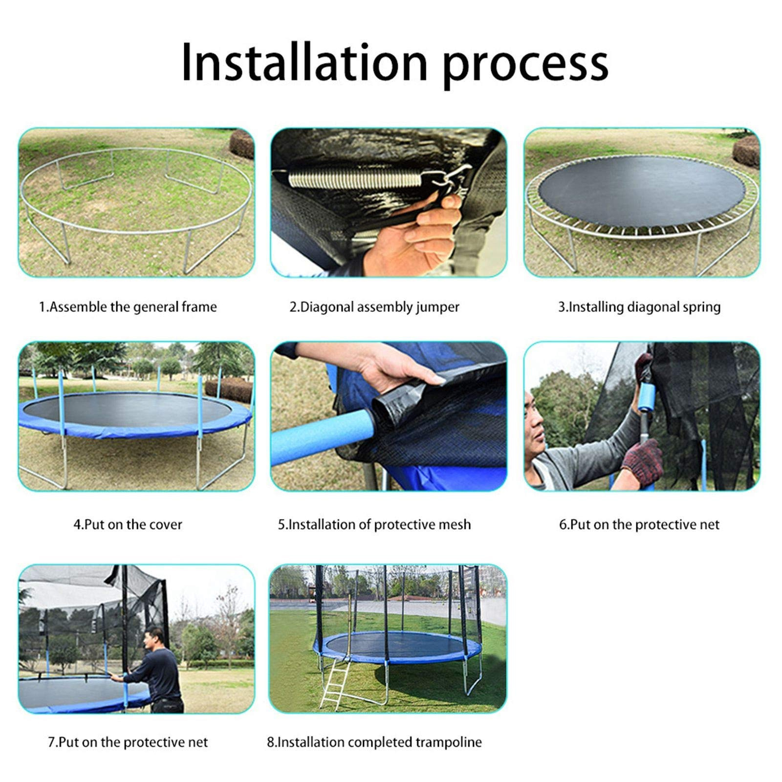 Big Professional Round Underground Commercial In Ground Adult Trampoline Outdoor 12ft 8ft 10 Ft 14ft 14 8 15 Ft 6ft 10 Feet