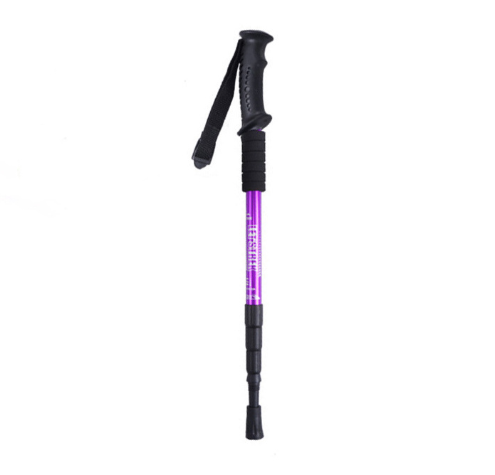 2021 Aluminium Alloy Alpenstock Mountaineering Cane Trekking Poles Hiking Nordic Walking Sticks