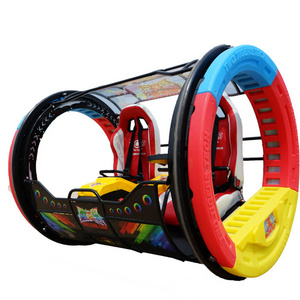 High quality fun fair playground 360 rolling car happy balance car/happy swing car rides