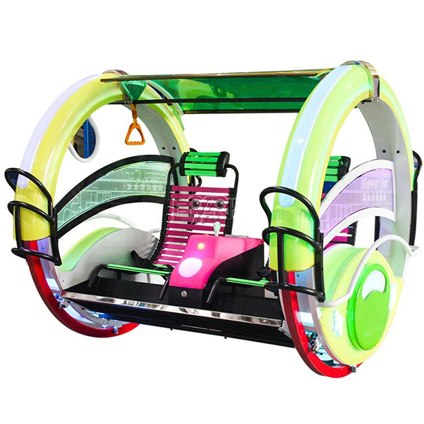 Commercial Kids And Adult Amusement Park Rides 360 Degree Rolling Electric Leswing Swing Car Happy Car For Sale