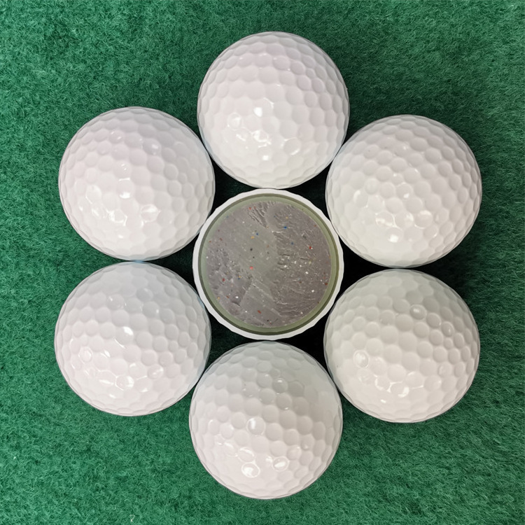 Custom Logo Personalized Printed Bulk Driving Range 4Layer Practice Training Golfball Balles Pelotas Bola Ball De Golf Balls