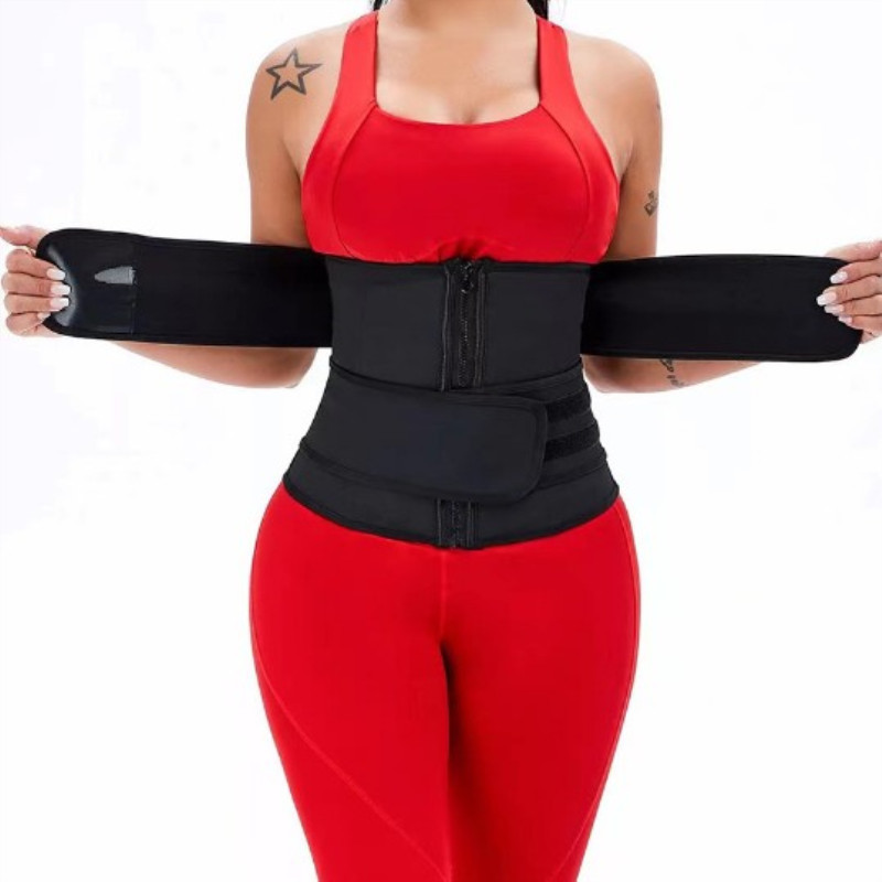 Lady Sheath Latex Waist Trainer 9 Steel Bone Women Waist Cinchers Corset Waist Shape Slimming Belt