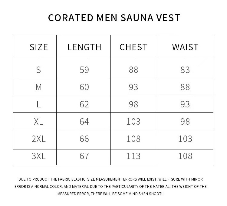 In stock Men Body Shaper Waist Trainer Sauna Vest Belt Abdomen Sweat Vest Fitness Belt