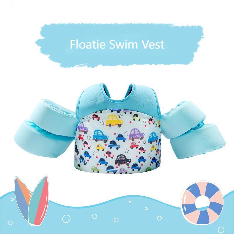 Girls Boys Lightweight Water Swim Arm Band Float Vests Safety Swimming Life Jacket Floaty Toddler Floaty Kids Life Vests