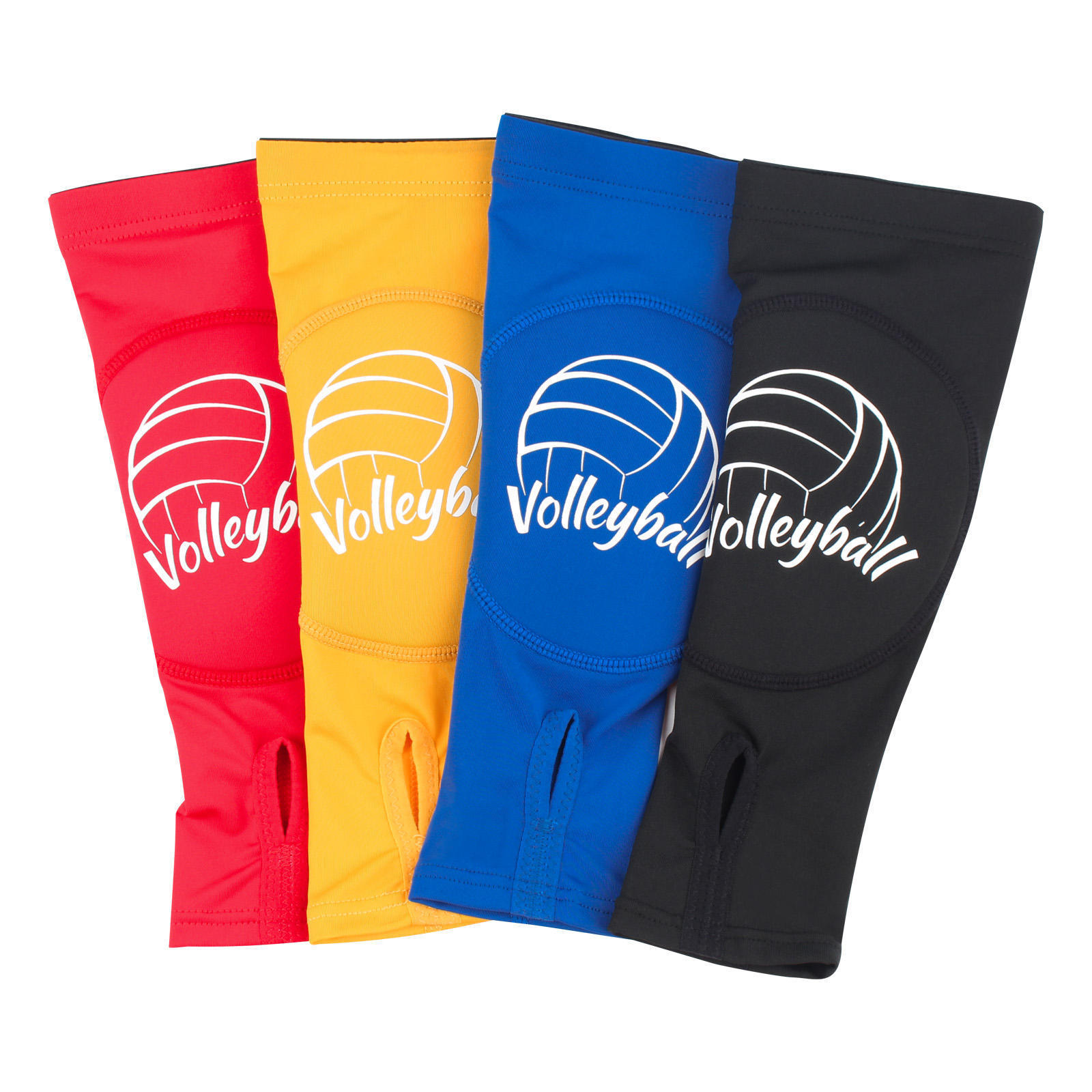 Volleyball Training Equipment Arm Sleeves Passing Hitting Forearm Sleeves Wrist Guard With Protection Pads And Thumb Hole