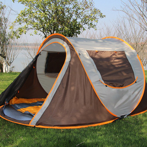 5 Person turbo life cabin camping Tent outdoor customized long camping tent