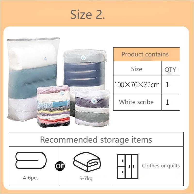 Pump Free Space Saver Cube Storage Frosted Closet Organizer Clothes And Bedding Mattress Vacuum Compressed Bag