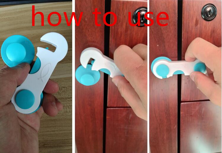 Hot Sale Infant Baby Anti-pinch Appliances Door Cabinet Drawer Lock Child Safety Lock