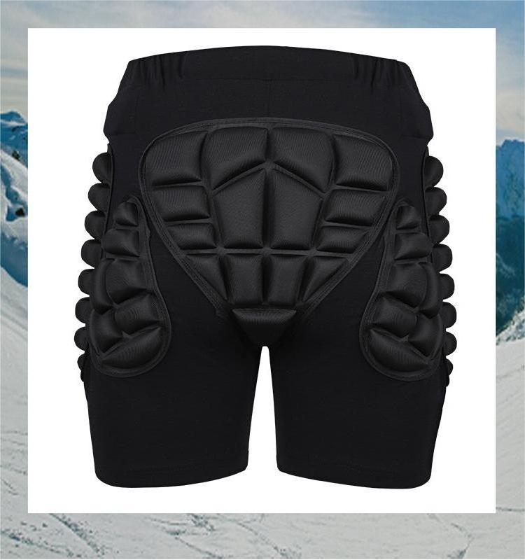 3D Protection Hip Butt EVA Padded Short Pants Protective Gear Guard Impact Pad Ski Ice Skating Snowboard