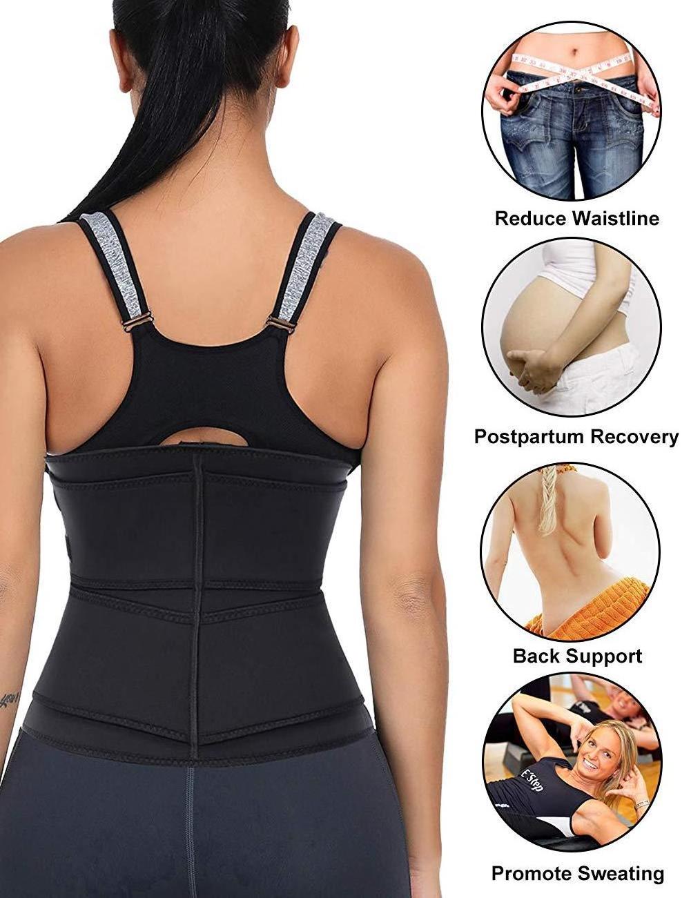 Women's Shapers For Gym Custom Logo High Quality Latex Waist Trainer Body Slimming Trimmer Belt With Straps