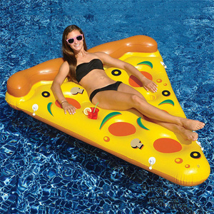 Unisex Mattress Swimming Pool Mat Inflatable Pizza Pool Float Pool Party Floats  Floating Raft Tanning Bed