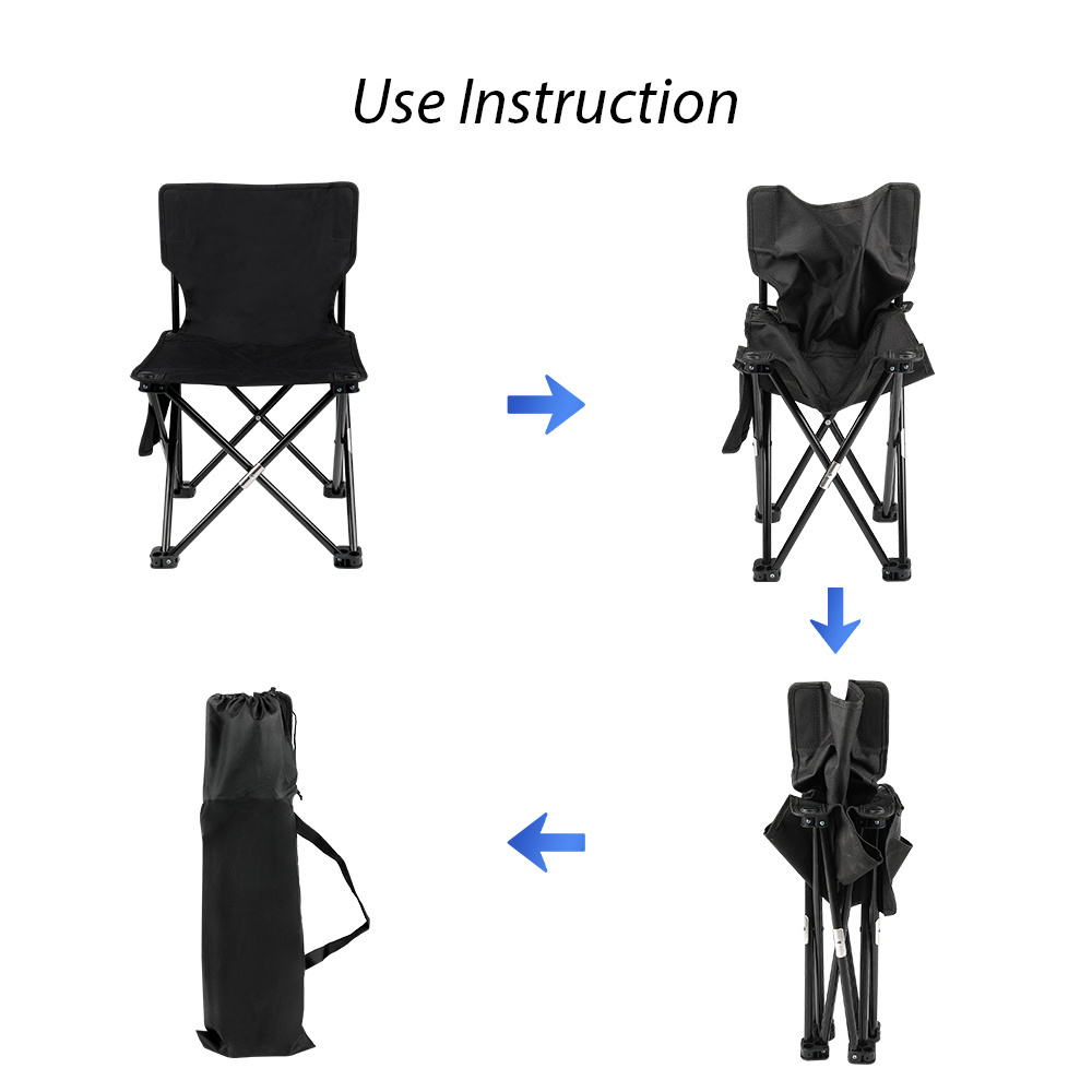 Outdoor Picnic Durable Portable Folding Backrest kamp sandalyesi fishing beach chair for camping