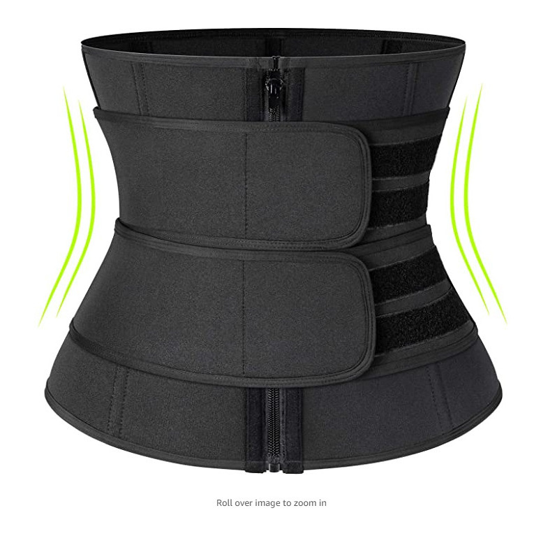 Women's Shapers For Gym Custom Logo High Quality Latex Waist Trainer Body Slimming Trimmer Belt With Straps