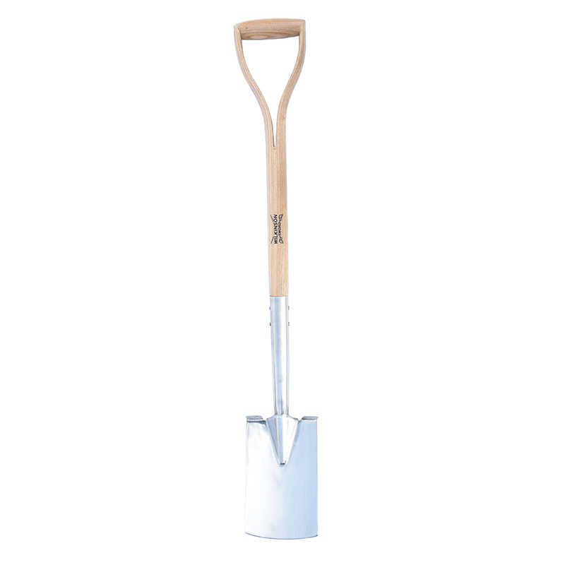 Stock Promotion Stainless Steel Wood Handle Digging Spade Farming Garden Shovel