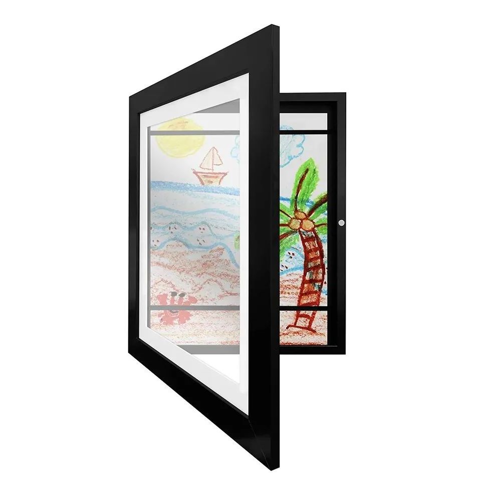 Children Art Frames Magnetic Front Open Changeable Kids Frametory for Poster Photo Drawing Paintings Pictures Display Home Decor