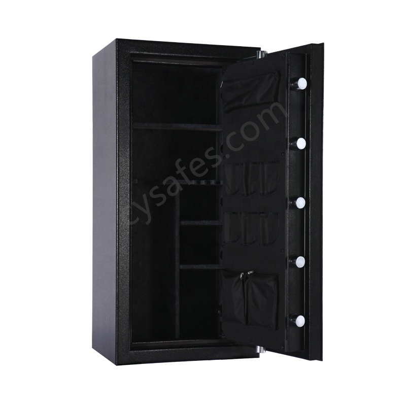 Home furniture steel gun safe cabinet fire proof mechanical hidden gun safe CYSAFES