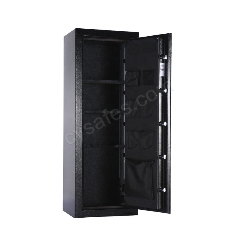 CYSAFES electrical safety box metal gun cabinets gun safe biometric lock 6mm heavy steel