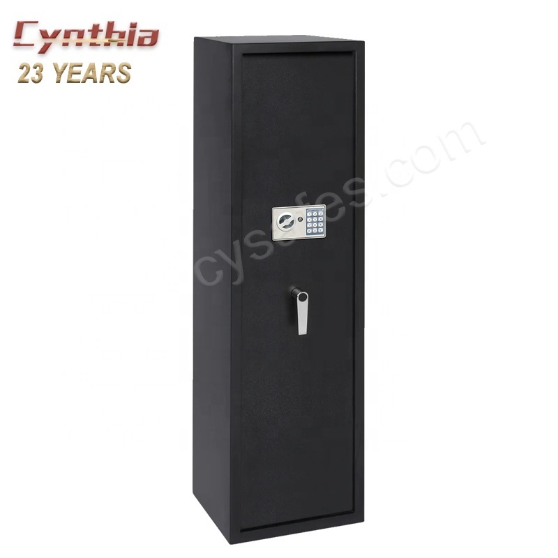 Most popular gun safe with inside ammo box gun cabinet electronic lock for 7guns