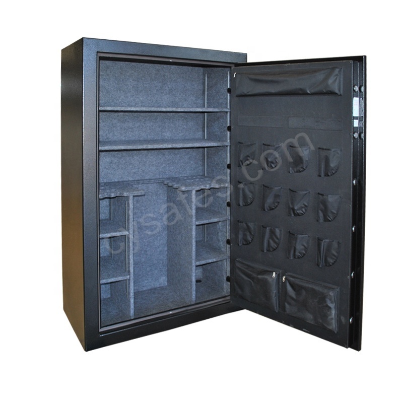 High quality 56 long steel gun safe with certificate fireproof electrical safety box