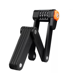 Cycling Accessories Four Digit Password Folding Steel Bicycle Bike Lock