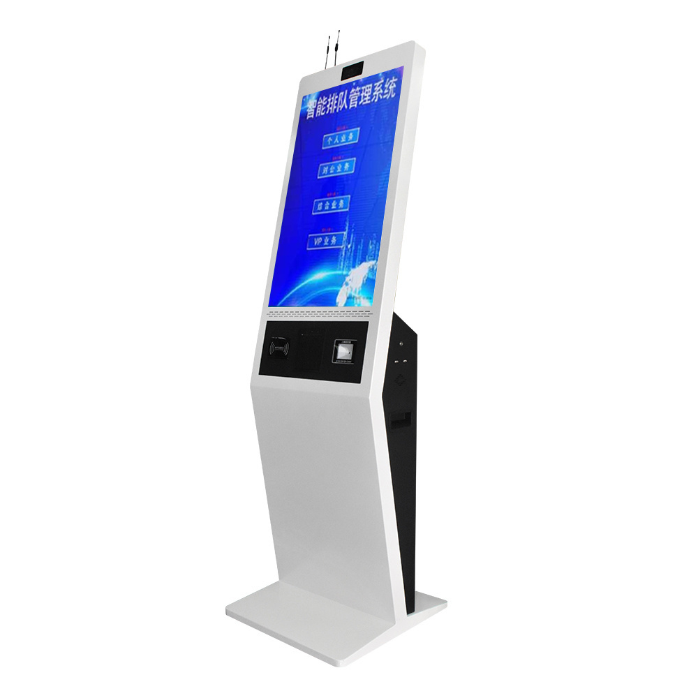 Self Service Machine Visitor Management Kiosk Registration Inquiry Check in Ticket Kiosk for Hotel/Bank