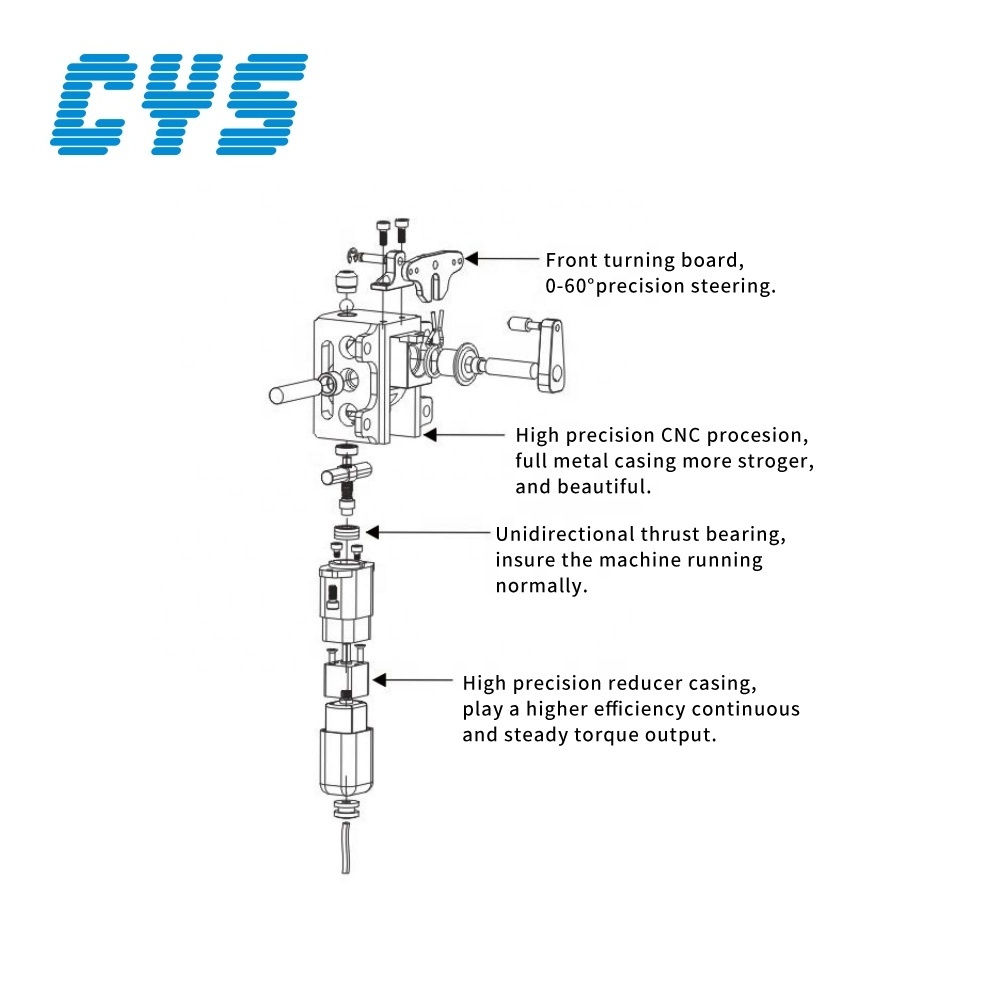 CYS-R2090 25KG Full Metal Electronic Retract Landing Gear 6V 8V for RC Airplane