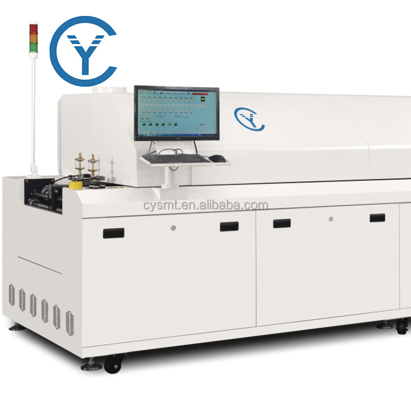 Hot selling CY-F820 Suppliers Large Energy Saving China 6 Zone Reflow Soldering Machine