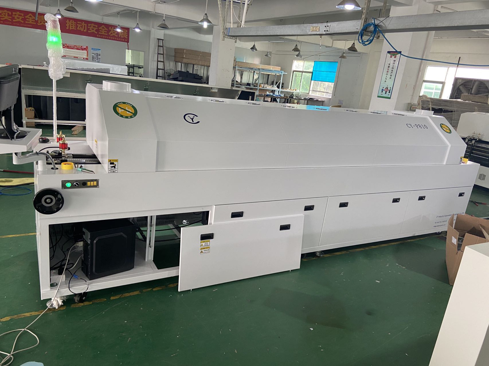 CY 2024 Shenzhen Factory Price Reflow Oven 8 Heating Zones Reflow Soldering Oven Smt Machine Smt Reflow Oven Machine