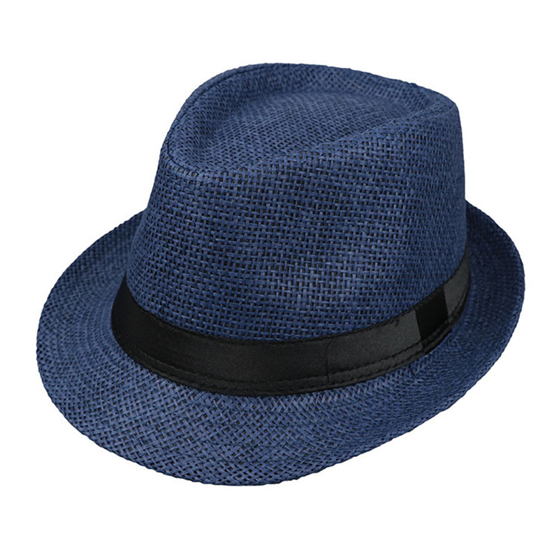 Factory Wholesale Fashion Summer Paper Straw Fedora Hat With Stock