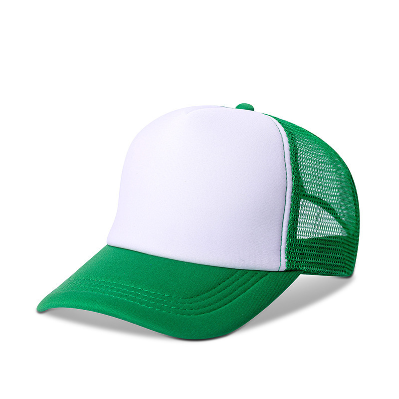 Quick Shipping Stock Blank Mesh Foam 5 Panels Kids Baseball Trucker Hat