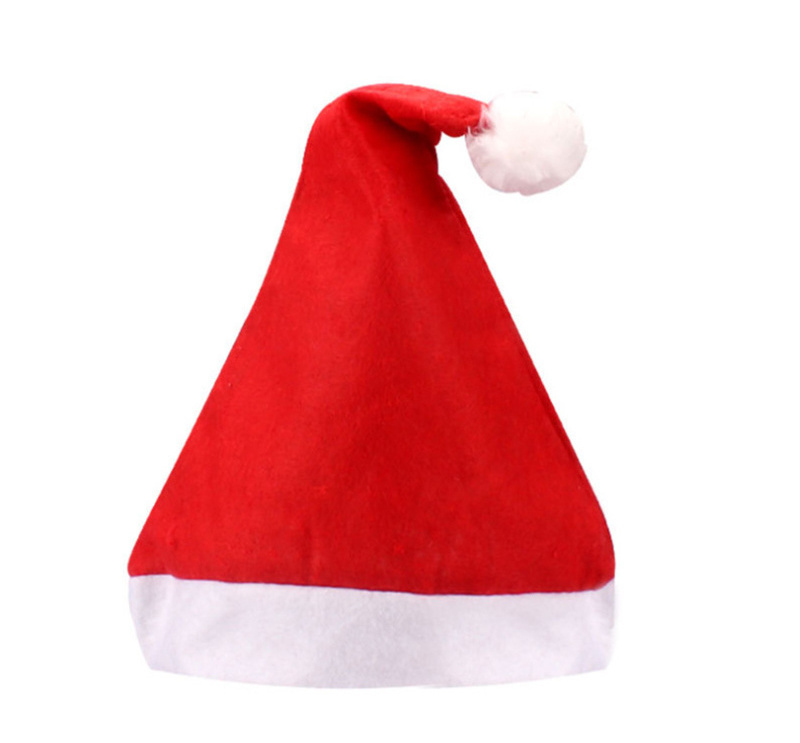 Wholesale Promotion Cheap Non Woven Christmas Hats Santa Hats For Children