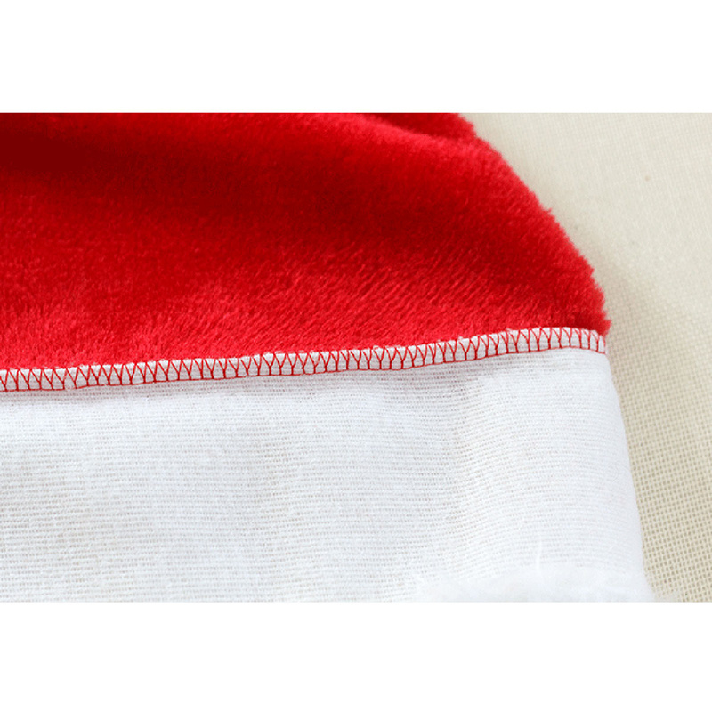 Wholesale Christmas Decoration Plush Christmas Hats Claus Hat Santa Hat Christmas For Adults