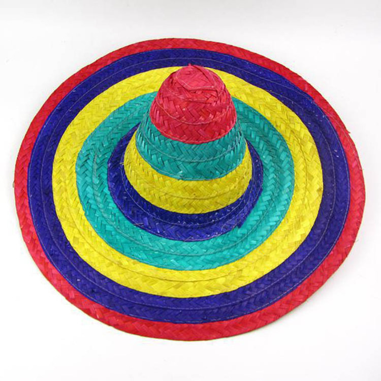 Wholesale Custom Summer Straw Sombrero Mexican Straw Hat