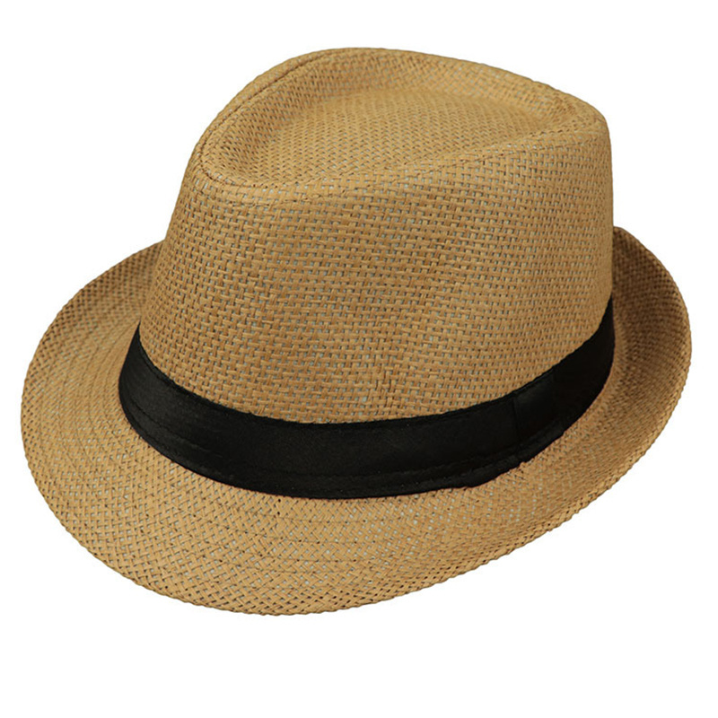 Factory Wholesale Fashion Summer Paper Straw Fedora Hat With Stock