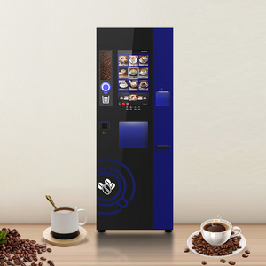 Outdoor commercial iced tea coffee vending machine card operated automatic coffee vending machine price for business