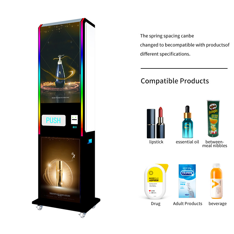 Hotel small mini snack vending machine mini lash vending machine for eyelash/cosmetics/lipstick/medicine