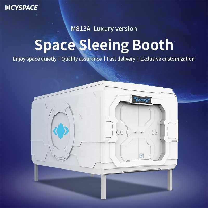 OEM Capsule Hotel Soundproof Sleeping Pod Container Mobile Individual Luxury Capsule Hotel  Modern sleeper compartment Cabinet