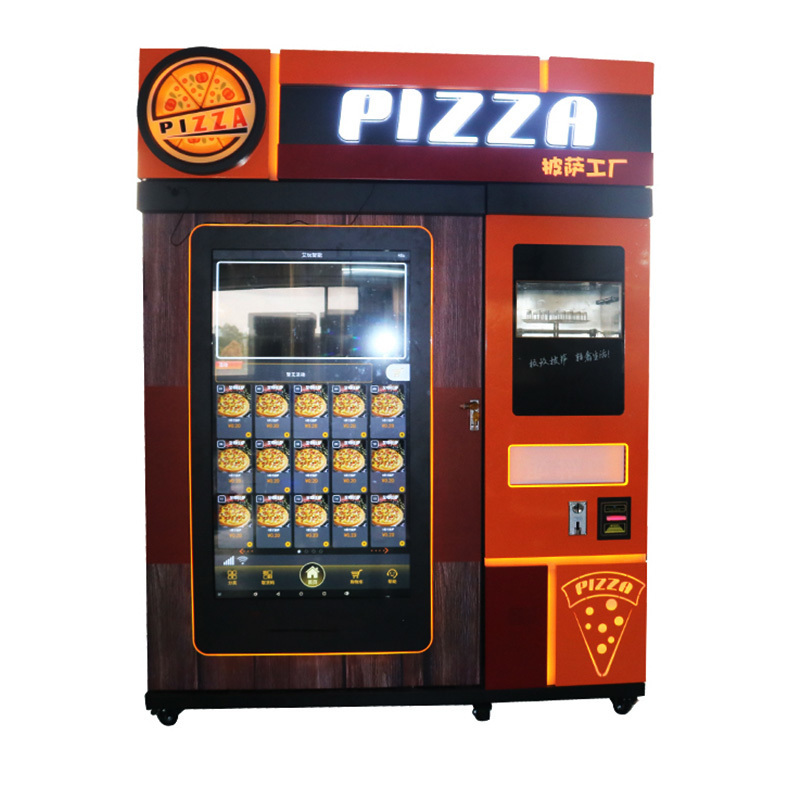 Designed portable product pizza making vending machine fast food fully automatic pizza vending machine