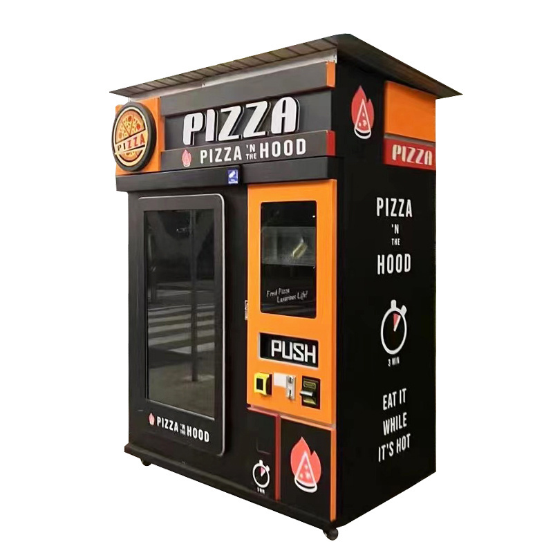 Smart touch screen vending machine food pizza vending machines with automatic heating